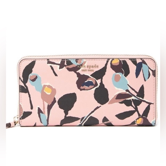 kate spade Handbags - Kate Spade Cameron Paper Rose
Continental Wallet